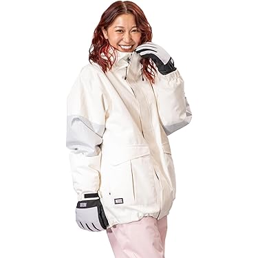 スキーウェア ジャケット 単品 レディース 防寒 保温 ホワイトM